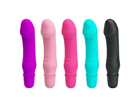 Mini wibrator Pretty Love silikonowy 10 funkcji na baterię AAA - 5