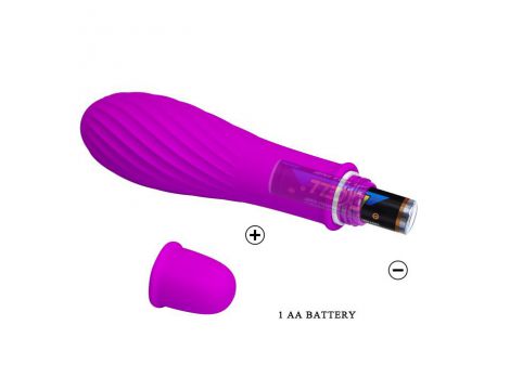 Mini wibrator Pretty Love silikonowy 10 funkcji na baterię AAA - 7