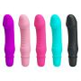 Mini wibrator Pretty Love silikonowy 10 funkcji na baterię AAA - 6