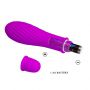Mini wibrator Pretty Love silikonowy 10 funkcji na baterię AAA - 8