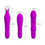 Mini wibrator Pretty Love silikonowy 10 funkcji na baterię AAA - 9