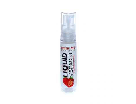 Lubrykant wibrujący truskawkowy Amoreane 10 ml