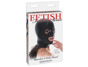 Maska Spandex Fetish Fantasy Series z trzema otworami