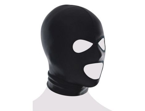 Maska Spandex Fetish Fantasy Series z trzema otworami - 7