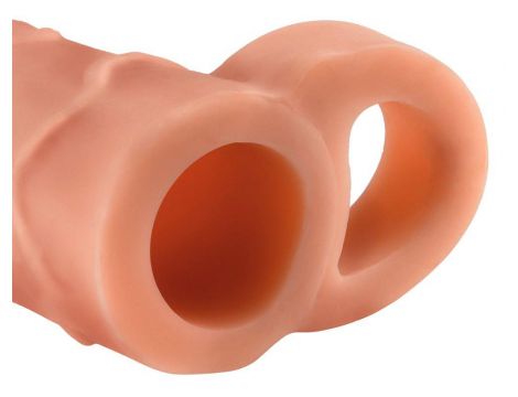Przedłużka na penisa z pierścieniem TPE Fantasy X Tensions 17,7 cm - 6