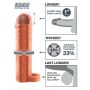 Przedłużka na penisa z pierścieniem TPE Fantasy X Tensions 17,7 cm - 8