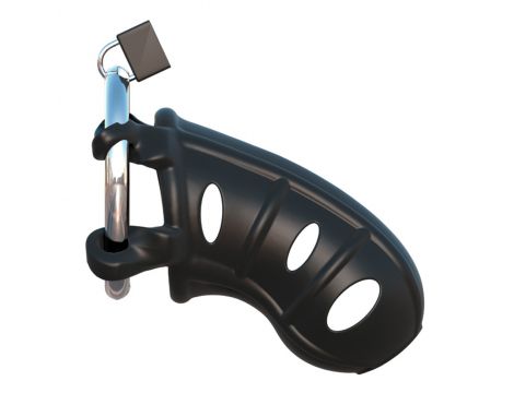 Klatka na penisa silikonowa Fantasy C-Ringz z zamkiem 9,5 cm - 3