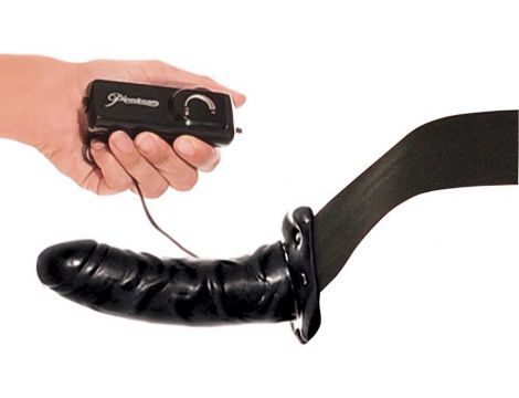 Wibrujący strap-on Fetish Fantasy Series z pilotem 17 cm - 9