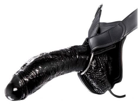 Strap-on hollow z jąderkami Fetish Fantasy Extreme 26 cm - 5