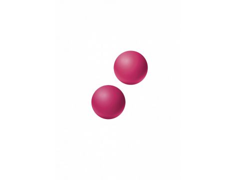 Silikonowe kulki dopochwowe bez pętli Lexy Medium różowe - 2