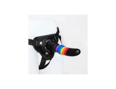 Strap on silikonowy kolorowy Dream Toys 17 cm - 6