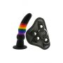 Strap on silikonowy kolorowy Dream Toys 17 cm - 3