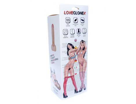 Dildo z cyberskóry realistyczne Asklepios Loveclonex 20 cm - 18