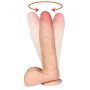 Wibrator realistyczny rotujący cyber skóra Perseusz Loveclonex 20 cm - 4
