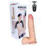 Wibrator realistyczny Herkules Loveclonex cyber skóra 20 cm USB z pilotem - 2