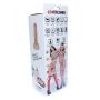 Wibrator realistyczny Herkules Loveclonex cyber skóra 20 cm USB z pilotem - 10