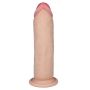 Dildo realistyczne z miękkiej cyberskóry 18 cm z przyssawką - 7