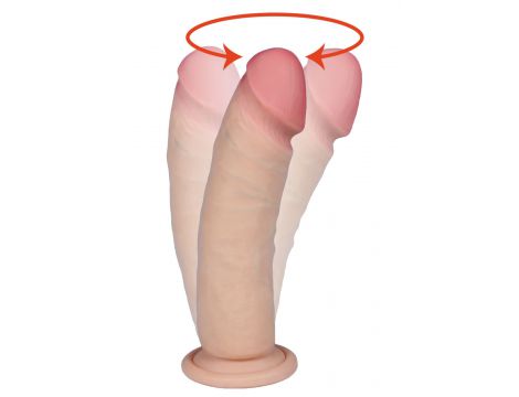 Wibrator realistyczny Boreasz Loveclonex rotacyjny 18 cm - 2