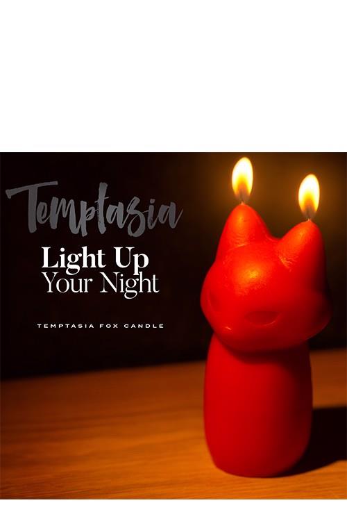 temptasia fox drip candle red