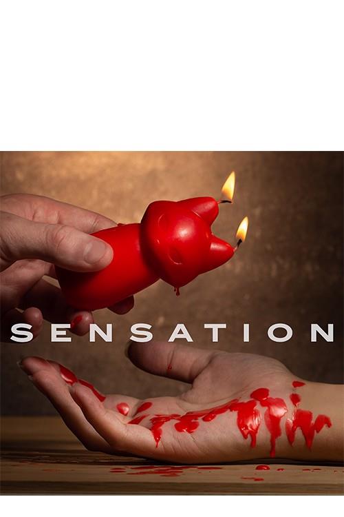 temptasia fox drip candle red