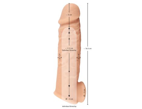 Przedłużka silikonowa Realistixxx 5 cm 16 5 cm - 6