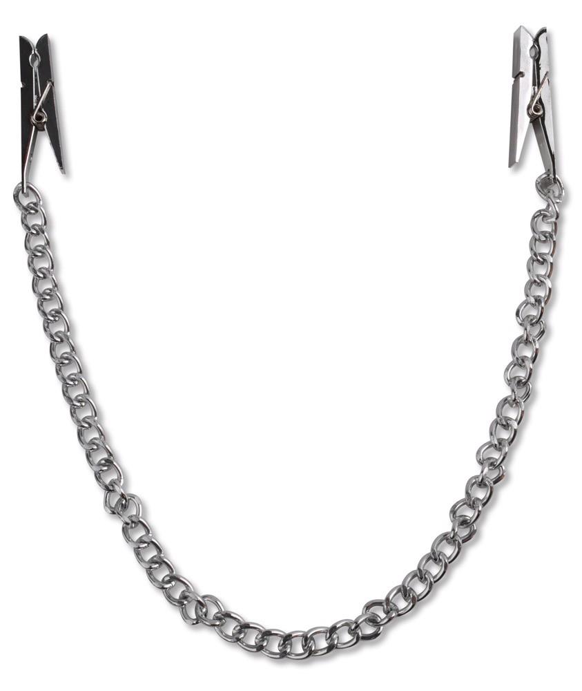 ffs nipple chain clips silver