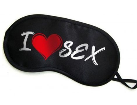 Delikatna opaska na oczy Grammi I Love Sex