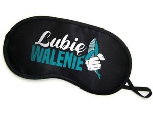 Opaska na oczy Grammi Lubię Walenie delikatna