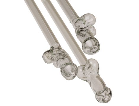 Szklane słomki do picia Willy 21,5 cm 4 sztuki - 9