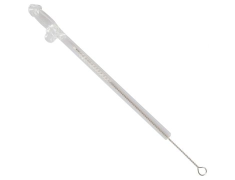 Szklane słomki do picia Willy 21,5 cm 4 sztuki - 11