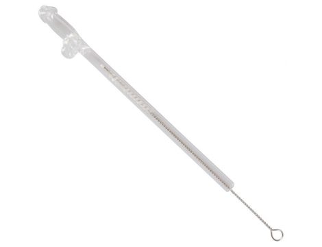 Szklane słomki do picia Willy 21,5 cm 4 sztuki - 14
