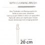 Szklane słomki do picia Willy 21,5 cm 4 sztuki - 16