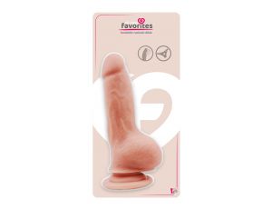 Dildo realistyczne giętkie Dream Toys TPE 18 cm z przyssawką