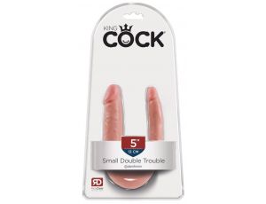 Dildo podwójne King Cock Small 30 cm PVC