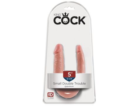 Dildo podwójne King Cock Small 30 cm PVC - 2