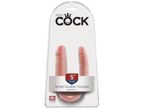 Dildo podwójne King Cock Small 30 cm PVC