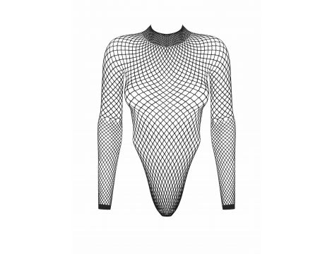 Body erotyczne Obsessive czarne prześwitujące S/M/L - 5