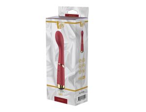 Wibrator punktu G silikonowy Romance Lucy rubinowy USB