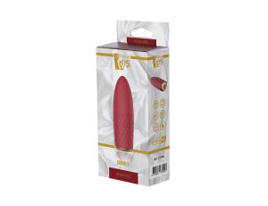 Mini wibrator Marly Romance bordowy silikonowy USB Dream Toys