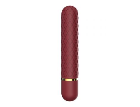 Wibrator kieszonkowy Romance Lizzy bordowy USB - 2