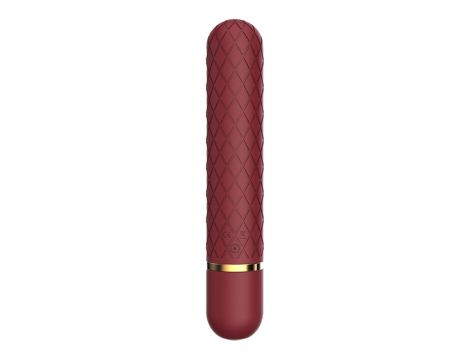 Wibrator kieszonkowy Romance Lizzy bordowy USB - 4