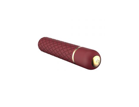 Wibrator kieszonkowy Romance Lizzy bordowy USB - 8