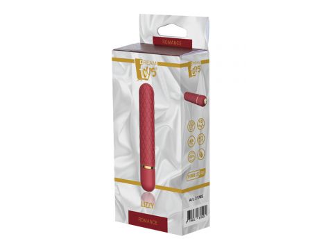 Wibrator kieszonkowy Romance Lizzy bordowy USB - 10
