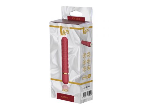 Wibrator kieszonkowy Romance Lizzy bordowy USB