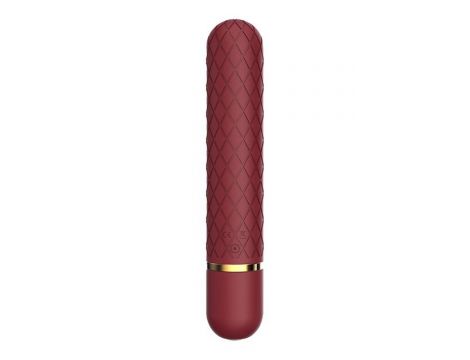 Wibrator kieszonkowy Romance Lizzy bordowy USB - 5