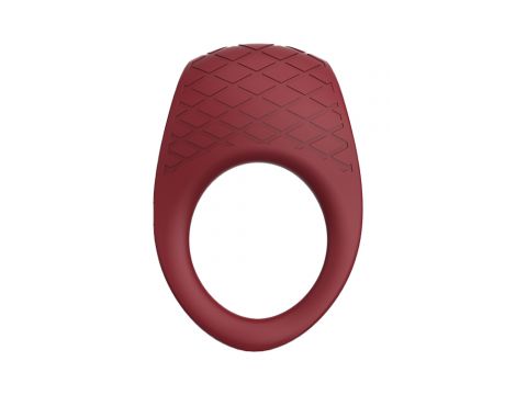 Wibrujący pierścień erekcyjny Dream Toys Romance Ivy rubinowy USB - 4