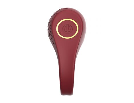 Wibrujący pierścień erekcyjny Dream Toys Romance Ivy rubinowy USB - 8
