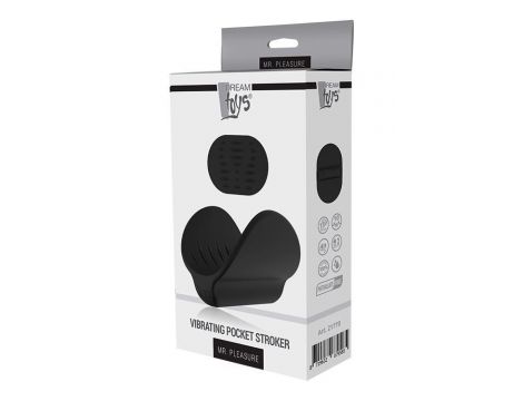 Masturbator kieszonkowy Mr. Pleasure wibrujący USB silikonowy