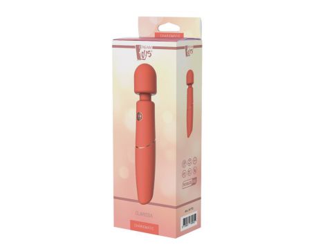 Masażer różdżkowy Clarissa Dream Toys koralowo różowy USB