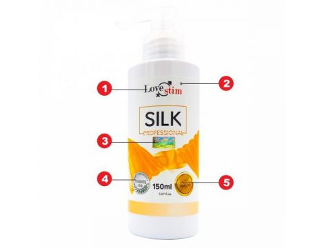 Żel silikonowy analny LoveStim Silk 150 ml - 5